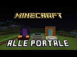 In unseren kostenlosen minecraft spielen kannst du deine ganz eigene welt mit simplen 3d blöcken bauen. Minecraft Alle Portale Bauen Erklarung Nether End Und Aetherportal Youtube