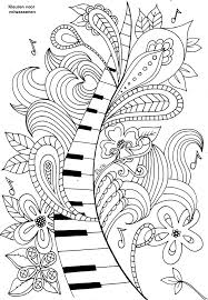 You can easily print or download them at your convenience. Music Themed Printable Adult Coloring Pages