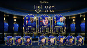 The squad's goalkeeper is liverpool goalkeeper alisson becker, while his teammate sadio mane is one of the players in the front three. Fifa 20 Team Of The Year All The Players And Stats You Need To Know Trusted Reviews