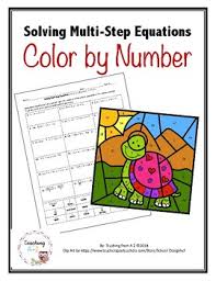 Multi step equations coloring page answers tessshlo st patrick s day activity evaluating expressions color activities exceeding the core math mazes riddles fun with variables on both sides by number one solution middle school homeschool learning worksheet two equation maze worksheets basic printable for 3rd graders dividing 6 multiplication 5s 4th grade solving algebra to make practicing. Multi Step Equations Color By Number Worksheets Teaching Resources Tpt
