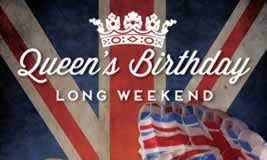 Please scroll down to end of page for previous years' dates. Queen S Birthday Long Weekend Synergy Radiology