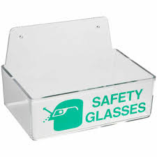Use a level to make sure your toilet paper holder brackets are straight. Brady Prinzing 2011 Safety Glasses Holder Without Cover 4 6 Pairs 3 In H X 9 In W Wall Table Top Mounting Quality Mill Supply