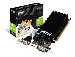 Memoria placii grafice este de 1 gb ddr3, cu frecventa de 1600 mhz. Placa Video Msi Geforce Gt 710 1gd3h Lp Low Profile 1gb Ddr3 Daleclick