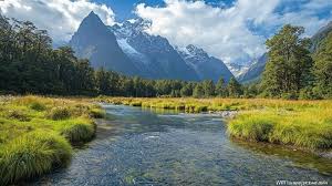 Peaceful mountain landscape in Tirthan Valley