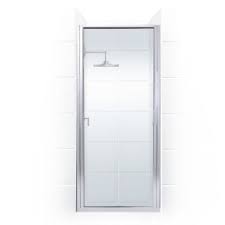 • 1 1/4″ aluminum frame. Coastal Shower Doors P29 70b C Chrome Paragon Series 29 X 69 Framed Continuous Hinge Shower Door With Clear Glass Faucet Com