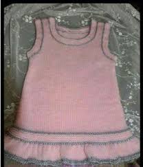 1 2 Yas Pamuk Sekeri Gibi Orgu Jile Tarifi Baby Knitting Patterns Pembe Elbiseler Orgu