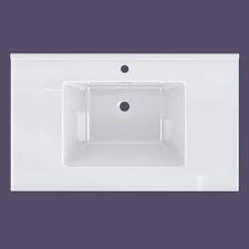Single Sink Vanity Top With Backsplash