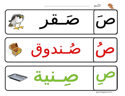 تعليم حرف الصاد للاطفال مع الكلمات بالحركات ورقة عمل حرف ص arabic kids arabic alphabet for kids alphabet for kids