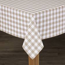 Black And White Checkered Tablecloth Walmart Conventry Sand Buffalo Check 100 Cotton Tablecloth 70 Round Walmart Com Table Cloth Tablecloth Sizes Cotton Tablecloths