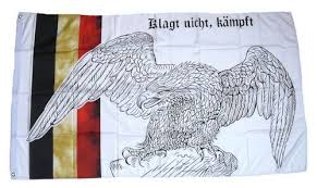 Weiß ja hier einer von euch, was erlaubt ist oder nicht. Fahne Flagge Klagt Nicht Kampft Adler Deutschland Historisches Fahnenwelt