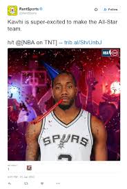 Don't forget to like and kawhi leonard becomes a meme once again after he casually walked into the arena for game 1. Spurs Fans Rejoice As Kawhi Leonard Earns His First All Star Selection
