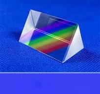 23mm Color Prism - K9 Optical Glass Rhomboid Prism For Physics Experiments  & Photography