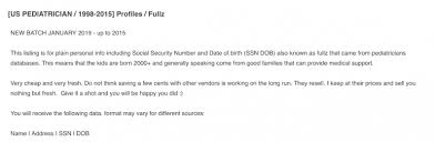 En español | if you have a child in the united states, he or she can get a social security number (ssn) virtually at birth. The Worrying Trend Of Children S Data Being Sold On The Dark Web