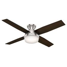Dempsey Low Profile Ceiling Fan With Light By Hunter Fan Hun 59243