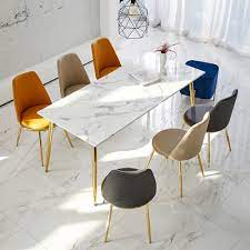 White square granite top dining table. Dining Room Furniture White Stone Dining Table Set Modern Simulated Marble Top Dining Table Buy Dining Table Set Marble Marble Top Dining Table Marble Dinning Table Set Marble Top Dining Laminated