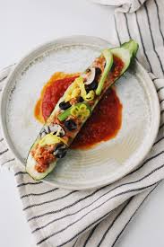This is an italian style stuffed zucchini, but there are so many other great ways to fill your squash! Healthy Pizza Stuffed Zucchini Boats Parsnips And Pastries