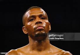 Almazbek Raiymkulov takes a punch to the face from Nate Campbell in a...  News Photo