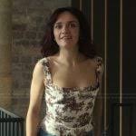 WornOnTV: Brigitte's white tweed dress