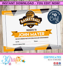 Check spelling or type a new query. Basketball Certificate Party Supplies 3grafik Com