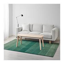 Ilgai laukta elektroninė parduotuvė jau čia! Nodebo Rug Low Pile Handmade Green 5 7 X7 10 Ikea Ikea Teppich Einrichten Und Wohnen