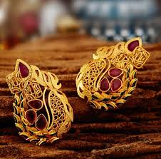 Gold Jewellery Designs Bridal Necklace Bridal Jewellery Sets Khazana Jewellery In 2020 Gold Jewellery Design Paisley Earrings Jewelry Collection