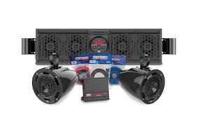 Rzrboakit2 Polaris Rzr Bluetooth Sound Bar Amplifier And Roll Cage Speaker System Mtx Audio Serious About Sound