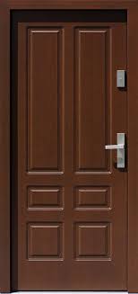Drzwi Zewnetrzne Drewniane Model 534 8 W Kolorze Orzech Ciemny Wood Doors Interior Wooden Doors Wooden Door Design