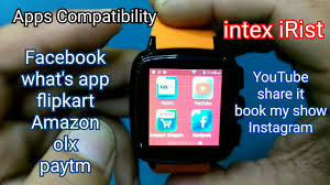 Intex iRist smartwatch Apps ...