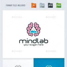 Mind Lab Logo Template Lab Logo Design Template Templates