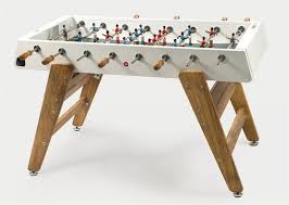 Rs Barcelona Rs 3 Wood Football Table White Free Delivery In 2020 Outdoor Foosball Table Foosball Table Foosball Table Design