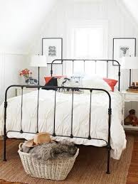 Specialty wrought iron furniture and iron decor store. Love A Pop Of Red Pillows Against The White Shiplap Bedroom Walls And The Traditional Black Wrought Iron Bed Home Decor Remodel Bedroom Home Bedroom