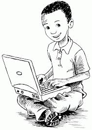Color the pictures online or print them to color them with your paints or crayons. Computers Coloring Pages