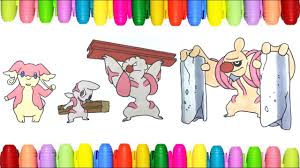 More than 600 free online coloring pages for kids: Pokemon Coloring Pages For Kids Audino Timburr Gurdurr And Conkeldurr Youtube