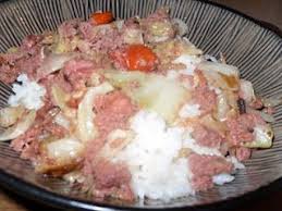 Ingredients 1 Can Of Corned Beef Sliced Or Mashed Up 1 Head Of Cabbage Chopped 1 Medium Red Onion Diced 1 Corn Beef And Cabbage Corned Beef Hawaiian Food