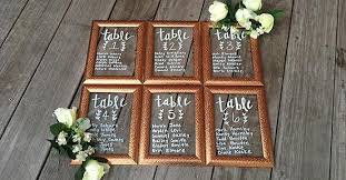 Diy Framed Seating Chart For Weddings Events The Dollar