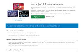 The disney's visa credit card has been around for years and has offered cardholders discounts on merchandise, tours, and more at disney parks. Chase Disney Rewards Credit Card Invite A Friend Program Sharereferrals