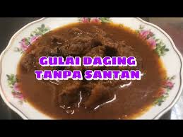 5 biji bawang merah dihiris. Gulai Daging Tanpa Santan Guna Rempah Cap Bunga Ros Youtube