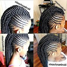 Senegalese Twist Mohawk Braids Hair Styles Crochet Braids Hairstyles Braided Hairstyles