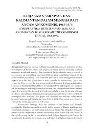 Pengganas komunis membunuh 3 orang pengurus ladang berbangsa eropah di sungai siput, perak peristiswa ini. Pdf Kerjasama Sarawak Dan Kalimantan Dalam Menghadapi Ancaman Komunis 1963 1974