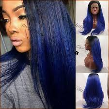 Black And Blue Wig Long Straight Deep Blue Midnight Blue Hair Hair Styles Hair Color Blue Hair