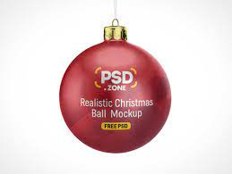 Download Christmas Ball Tree Ornament Psd Mockup Psd Mockups