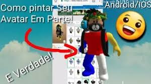 Roblox chicas avatar de roblox para colorear. Como Pintar Cada Partes Do Personagem No Roblox De Android Ios Muito Facil By Theemanugames