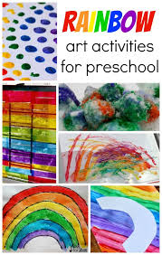 Rainbow Art Activities For Preschool Rainbow Activities Preschool Arts And Crafts Art Activities