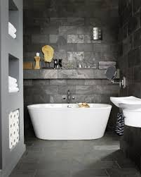 This is an example of a bohemian bathroom in oxfordshire. 61 Wonderful Stone Bathroom Designs Digsdigs