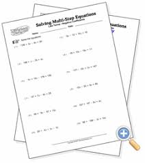 Best solving equations with variables both sides worksheet from solving for a variable worksheet , source: Variable On One Side Solving Two Step Equations Worksheetworks Com