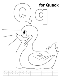 letter q coloring page worksheets 99worksheets