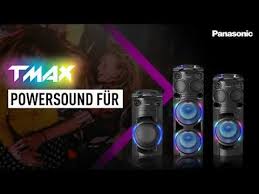 Panasonic Sc Tmax50 Party Usb Aux Mit Bluetooth Karaoke Lautspreche Karaoke Panasonic Youtube