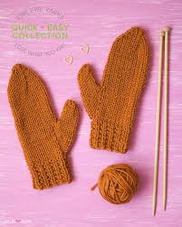 Supplies i used and information. Easy Mitten Knitting Patterns For Beginners Blog Nobleknits