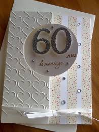 60 Ans De Mariage Noces De Diamants Jeux Carte Anniversaire De Mariage Anniversaire De Mariage Et Anniversaire Noces