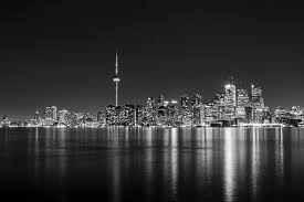 Black And White Toronto Skyline Drawing Toronto Black And White Black And White Landscape Canada Photography Toronto Skyline